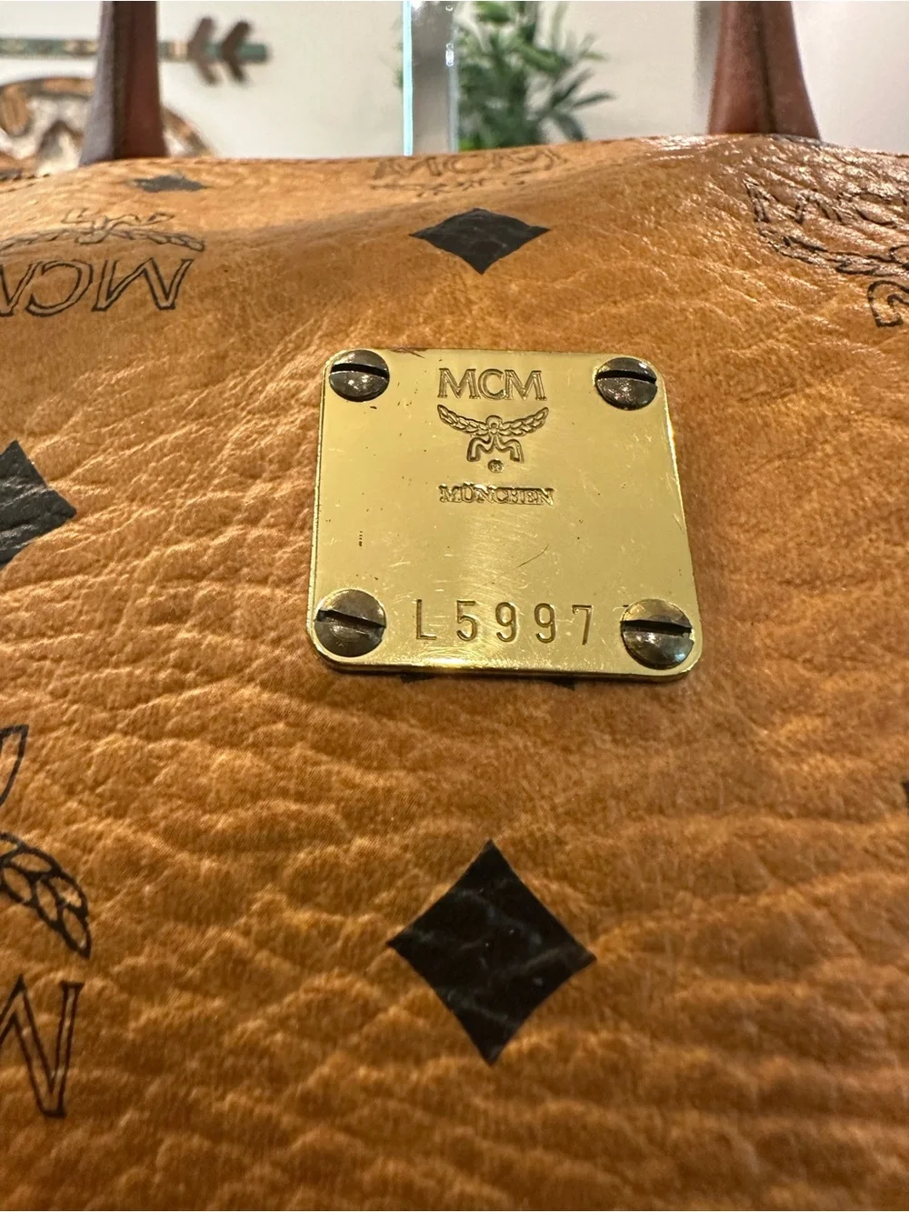 MCM speedy satchel